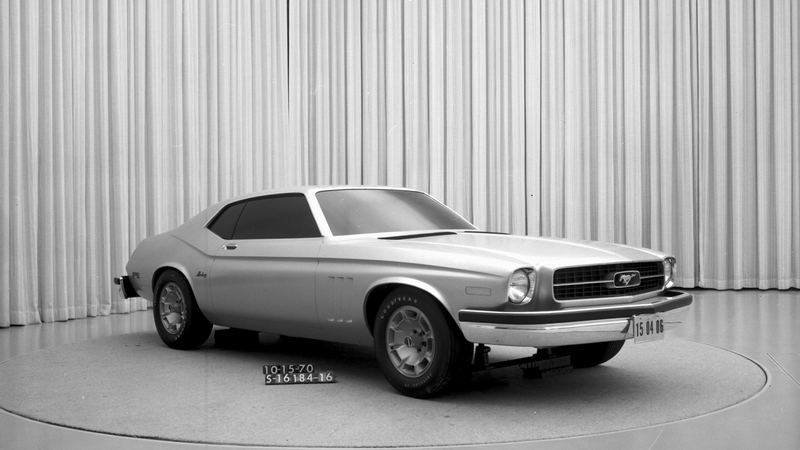 Illustration for article titled This is a rejected design for the Ford Mustang II. It was not alone.